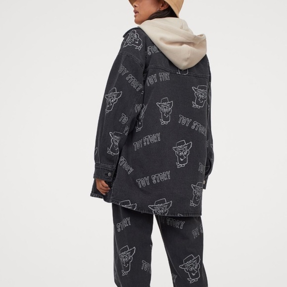 H&M Disney Woody Toy Story Oversized Denim Jacket - Picture 5 of 8